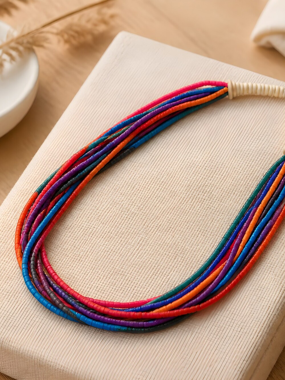 Necklace Made Of Bovine Bone